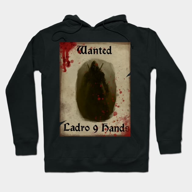 Ladro 9 Hands Hoodie by zoesteve